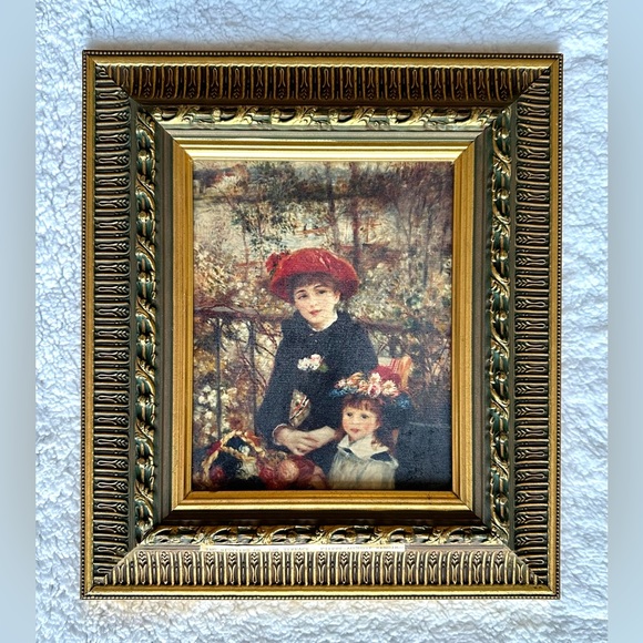VTG PIERRE-AUGUSTE RENOIR-TWO SISTERS ON THE TERRACE OIL ON CANVAS 1841-1919 - Picture 1 of 6